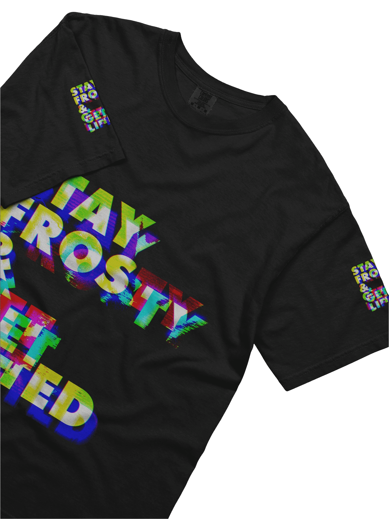 Stay Frosty & Get Lifted Anaglitched All Over product image (5)