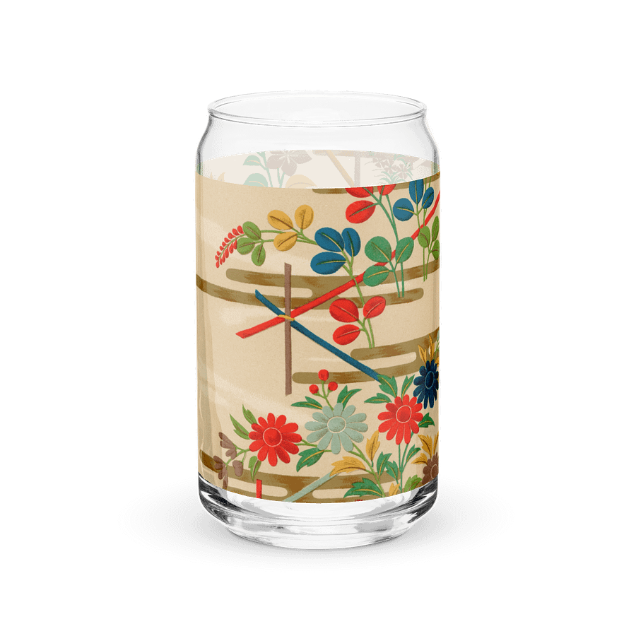 Vintage Painting. 16oz. Can-Shaped Glass product image (8)