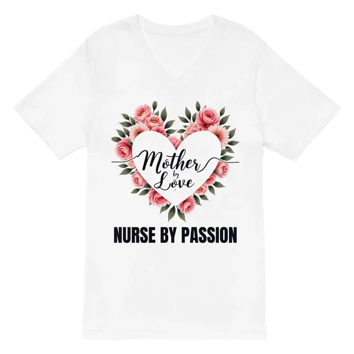 Mother by Love Nurse by Passion V-Neck Tee product image (2)