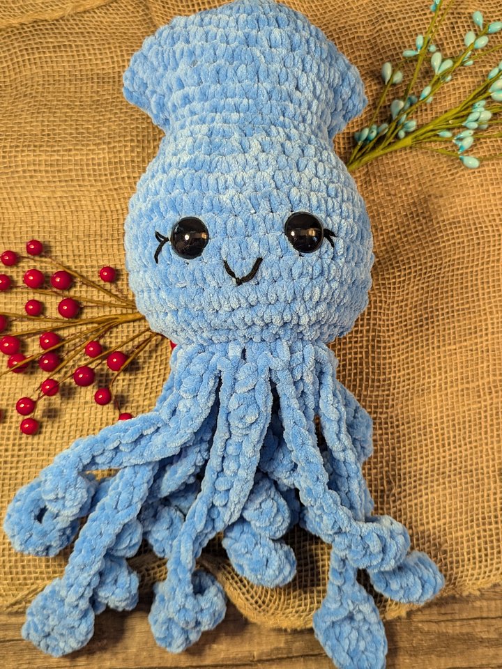 Blue Squid - Two Sizes product image (1)