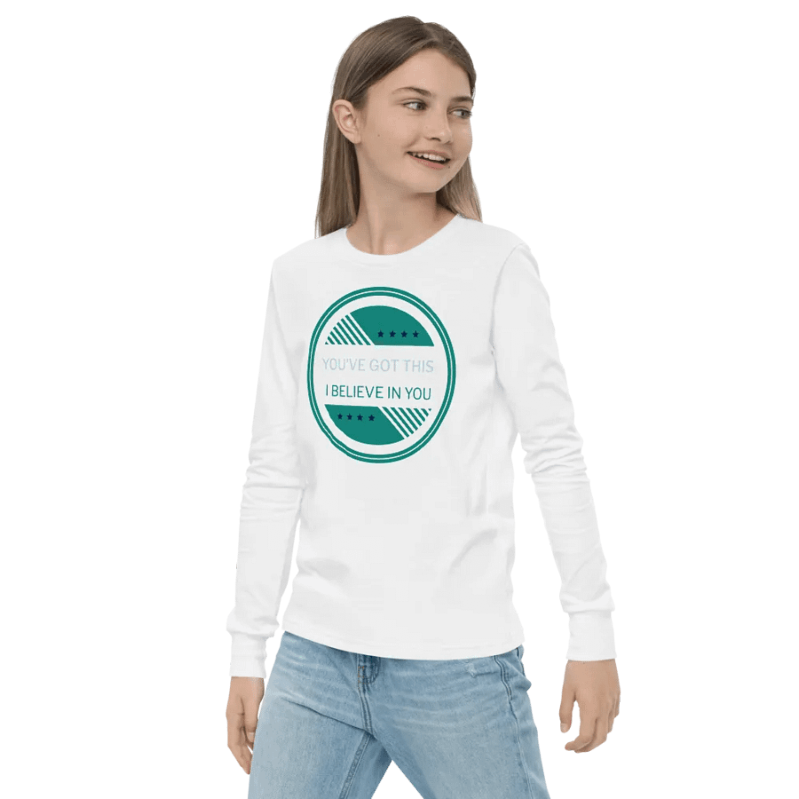 you've got this, youth long sleeve tee product image (3)