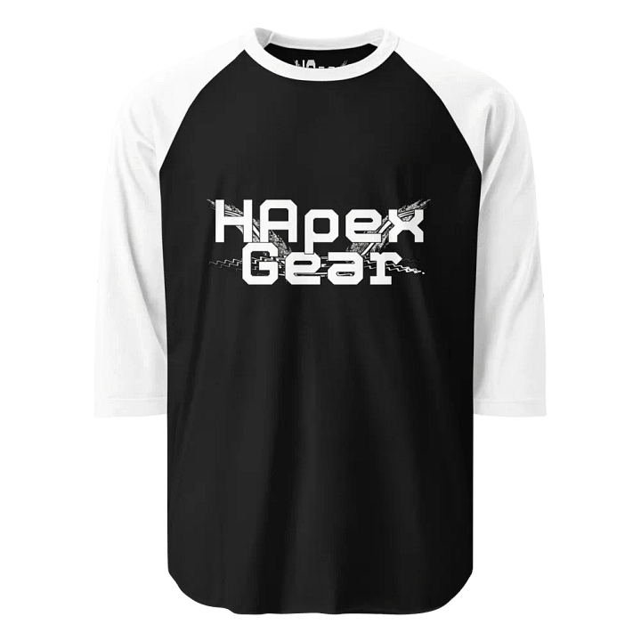 Fine Jersey Raglan Tee - White HApex Gear White Logo product image (1)