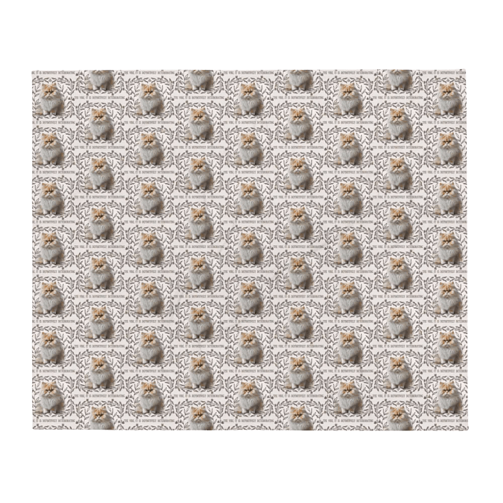 KC, The Vibe Is Deteriorating (floofy cat), Blanket product image (2)