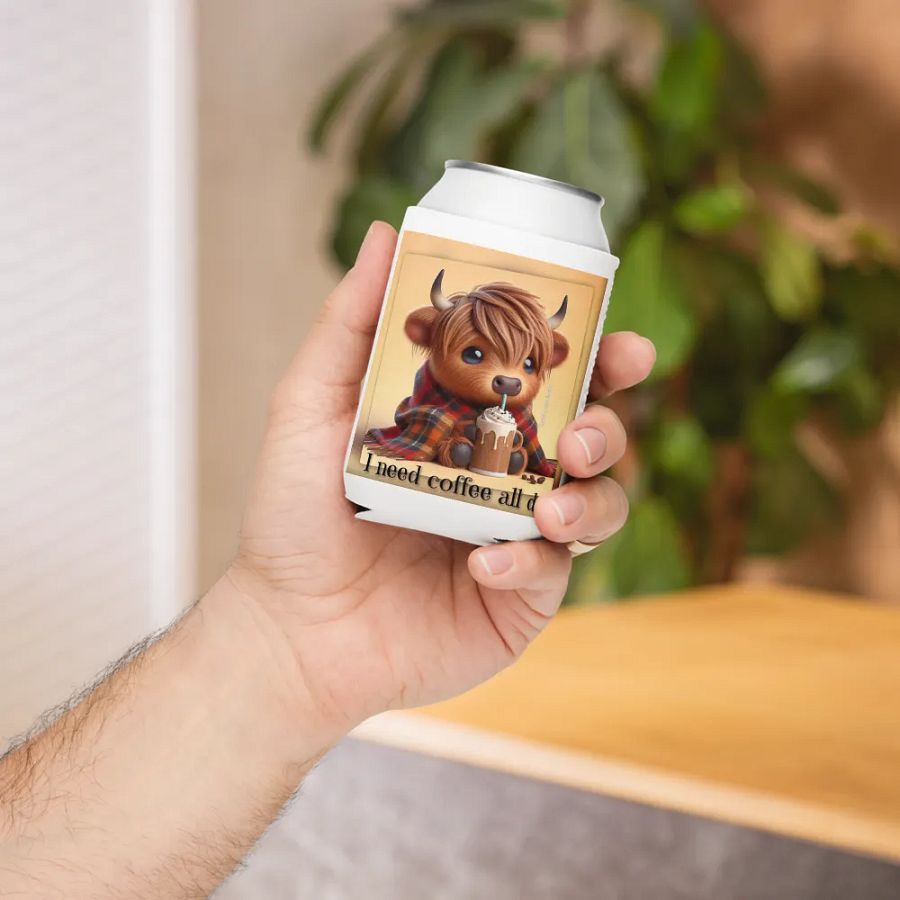 Coffee Cow Can Cooler product image (6)