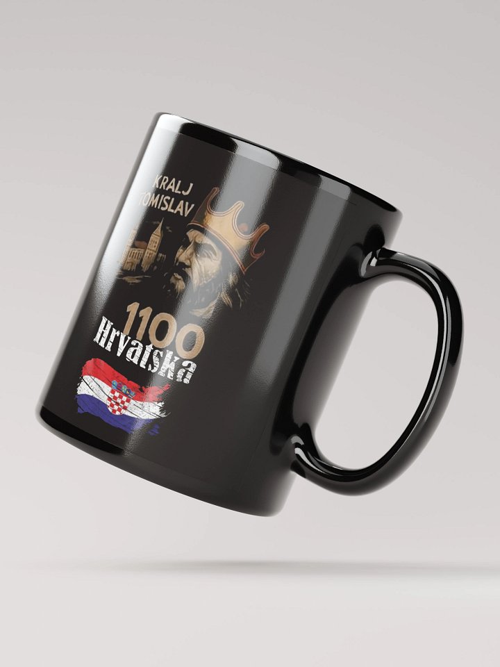 Royal Crown Black Glossy Mug Kralj Tomislav product image (2)