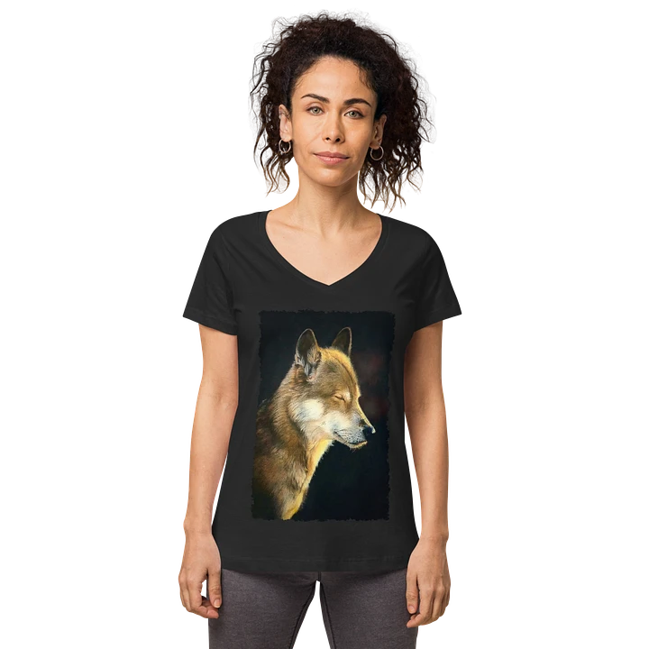 Dawn Wolf V-Neck Shirt product image (1)