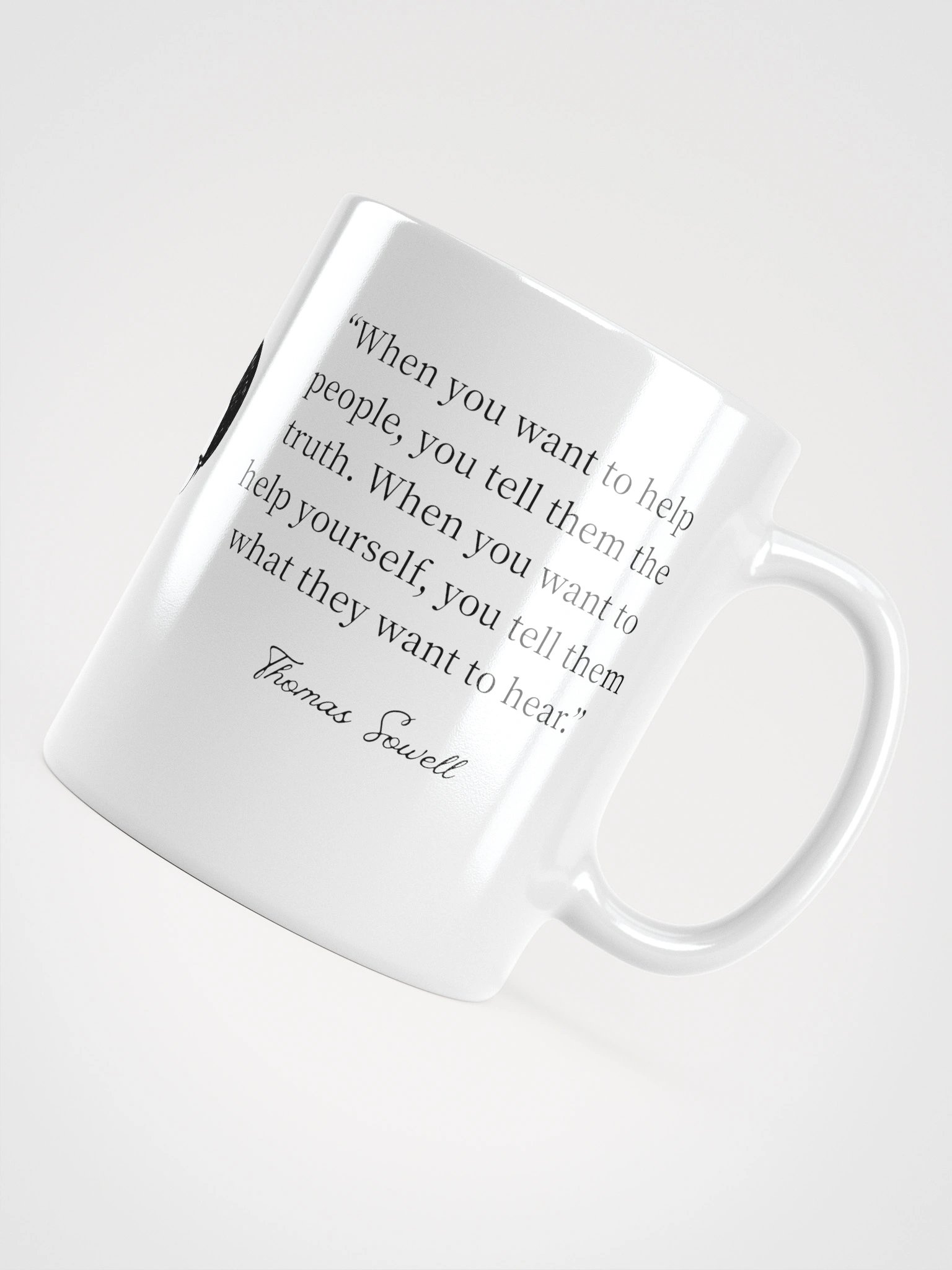 "Tell Them the Truth" — Thomas Sowell Quote Mug product image (4)