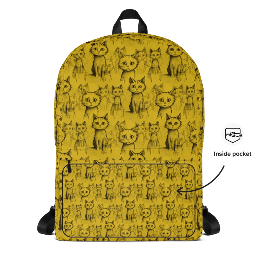Sketchy Cats Backpack product image (5)