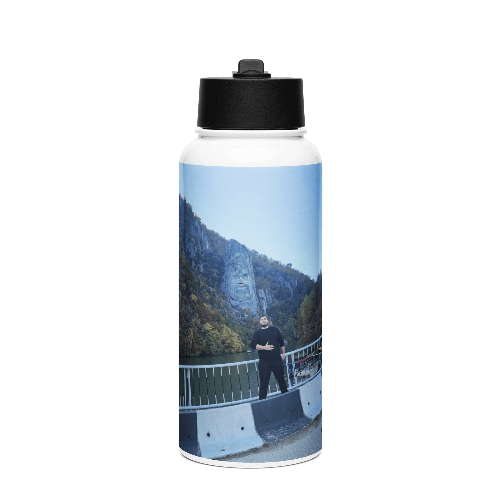 Sticla de apa din otel inoxidabil cu capac product image (1)