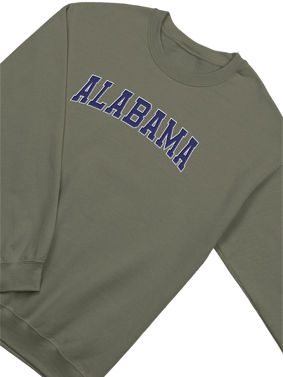 Alabama Vintage Stylish Embroidery Classic Crewneck Sweatshirt product image (2)