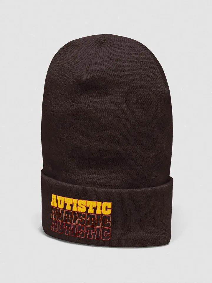 AUTISTIC cuffed beanie product image (12)