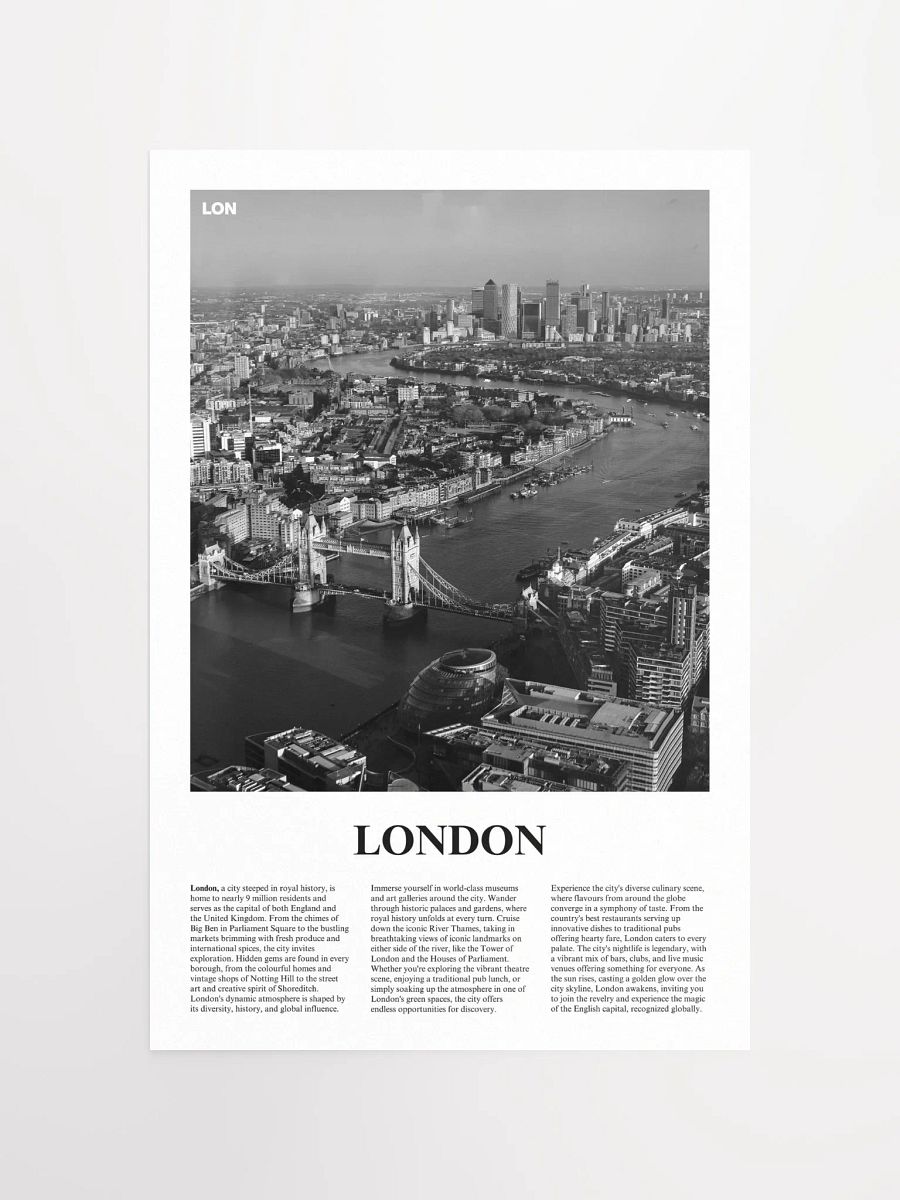 London 02 Newspaper Poster product image (5)