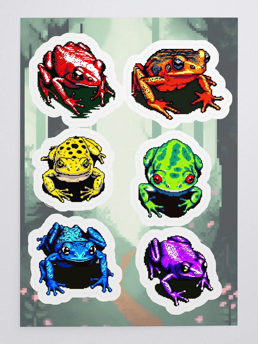 Toad-ally Hangin' Sticker Sheet product image (3)