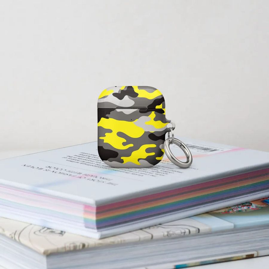 Yellow Camo AirPod Case product image (11)