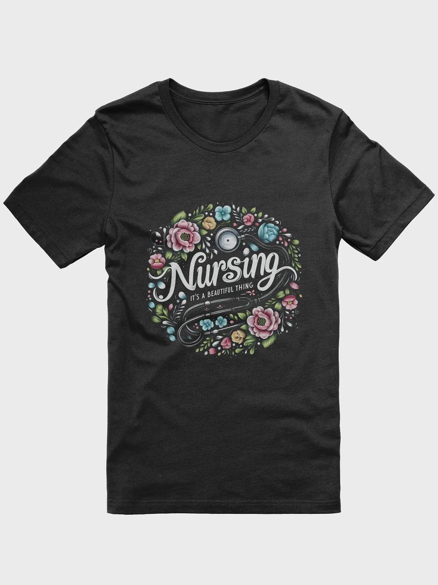 Floral Nursing Stethoscope T-Shirt product image (4)