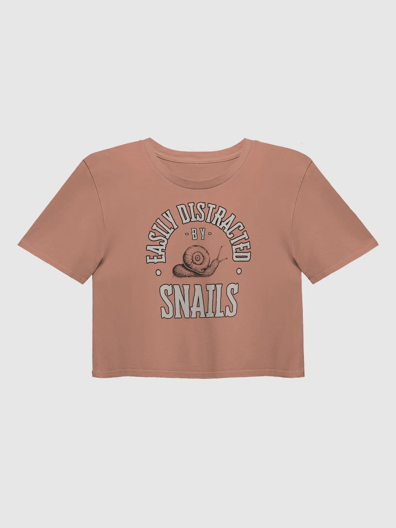 Easily Distracted by Snails Premium Crop Top product image (2)