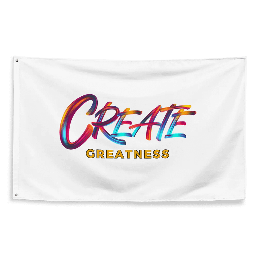 Create Greatness Flag product image (2)