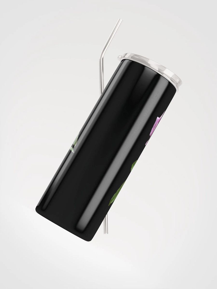 Miniaday Designs Pink Rose Stainless Steel Tumbler product image (4)