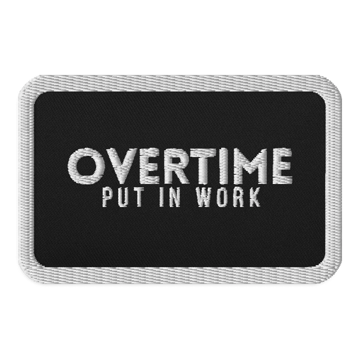 OVT Abstract Barcode Embroidered Patch product image (1)
