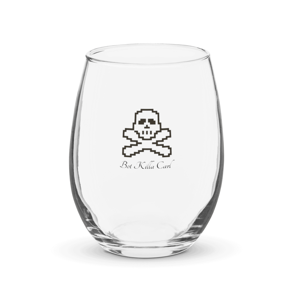 Bot Killa Wine Glass product image (1)