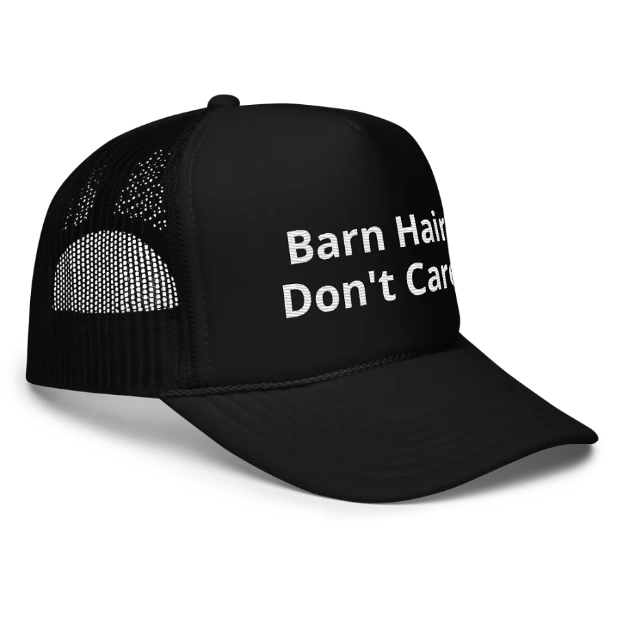 Barn Hair Don't Care - Funny Embroidered Hat Trucker Cap product image (3)
