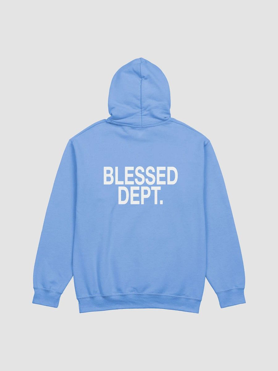 Blessed Dept. White Font Hoodie product image (2)