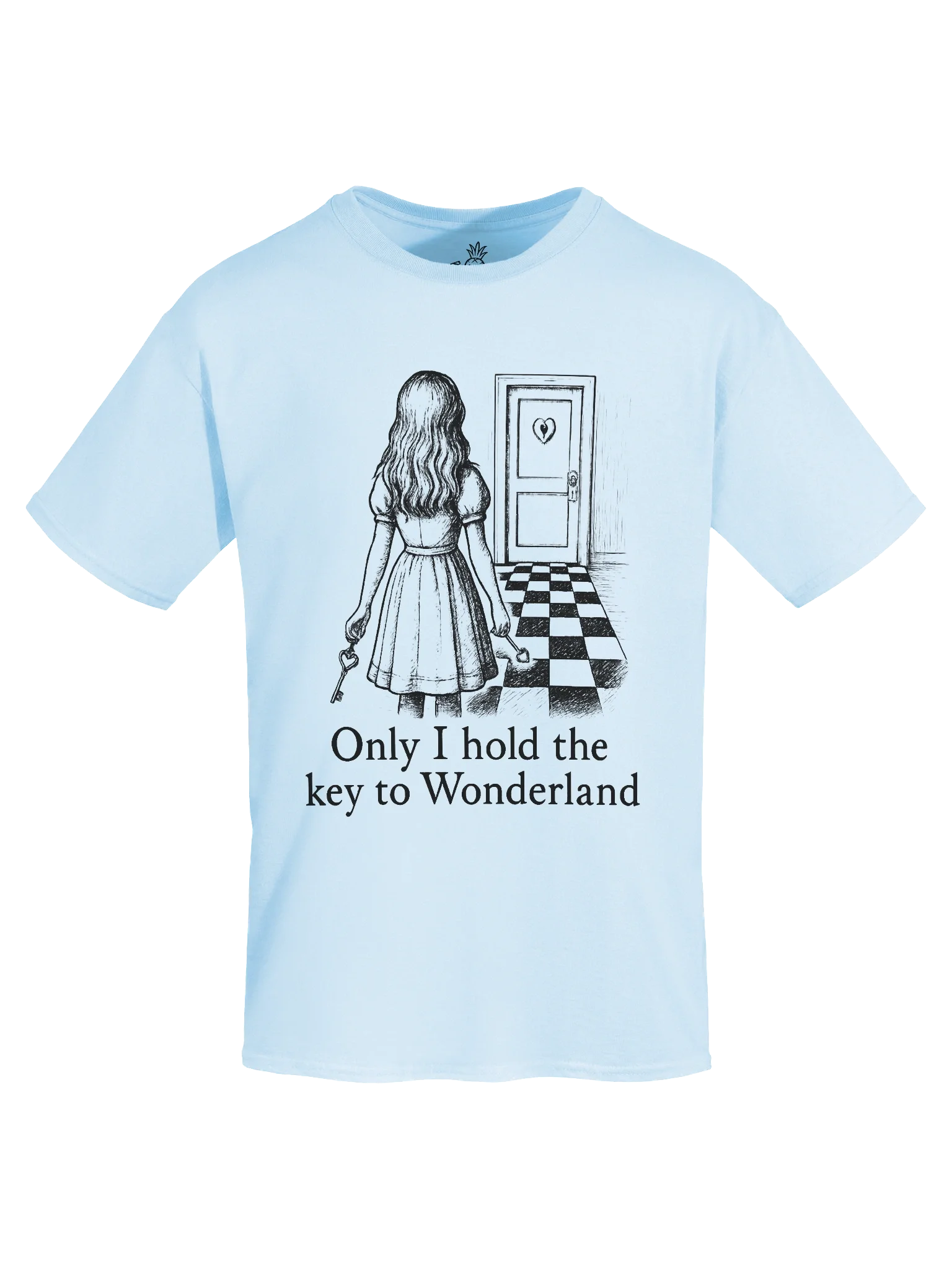 Golden Key Positive Self Affirmation Alice in Wonderland Boxy Fit Unisex T-Shirt product image (91)