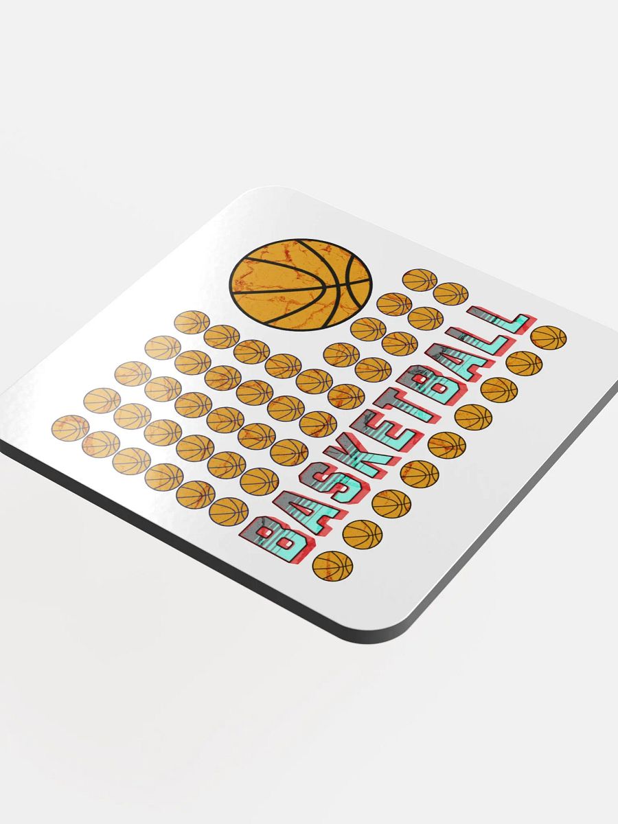 US Flag Basketball Swish & Protect Cork Coaster product image (4)