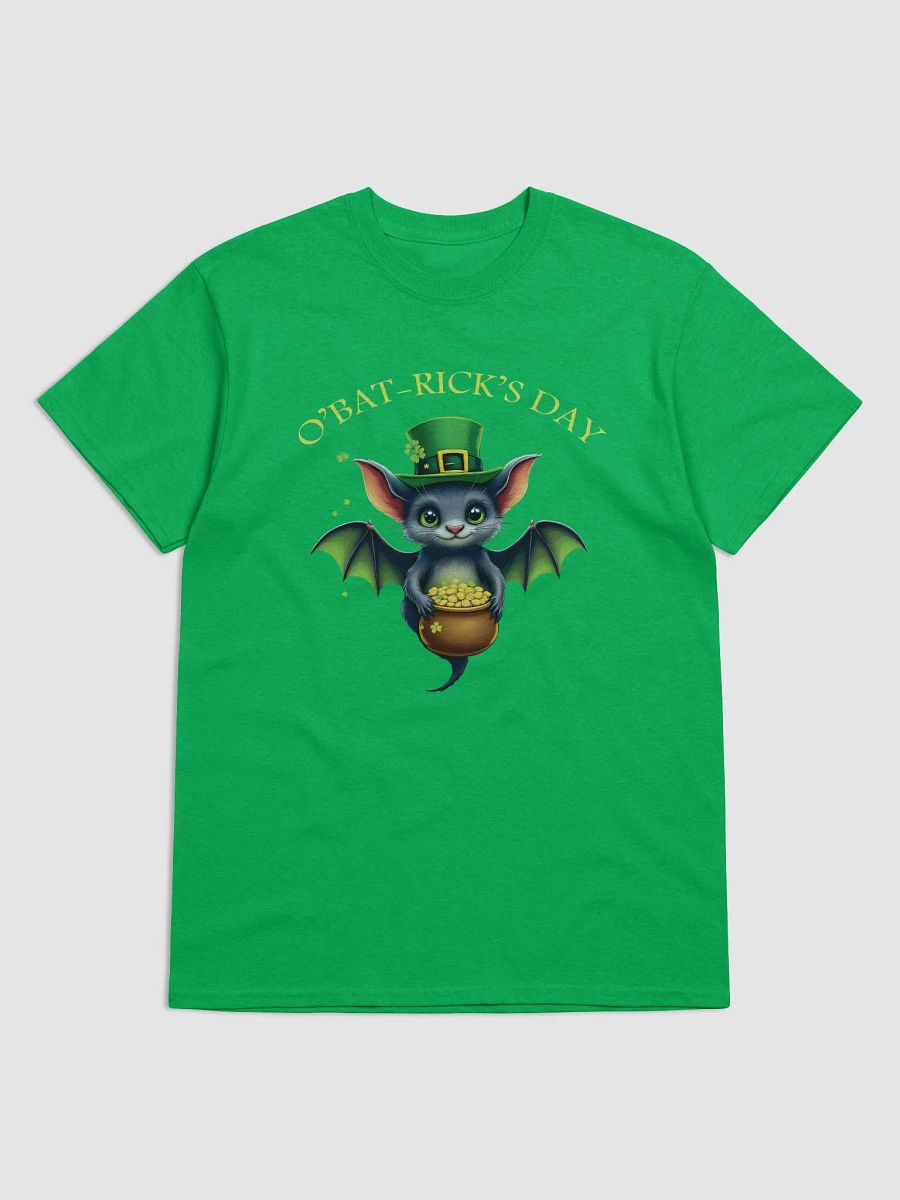 Cute St. Patrick’s Day Bat T-Shirt – O’Bat-Rick’s Day Funny Irish Design product image (2)