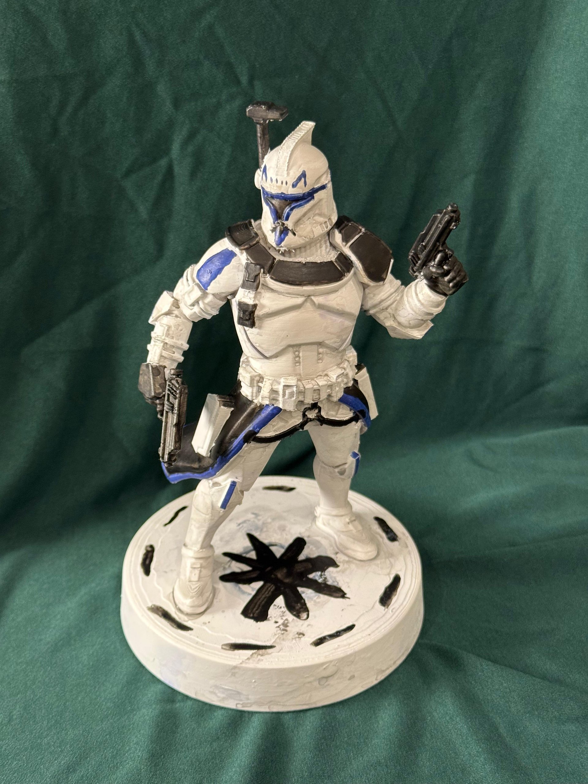 Battle-Worn Clone Trooper Hand-Painted 3D Printed Collectible product image (5)