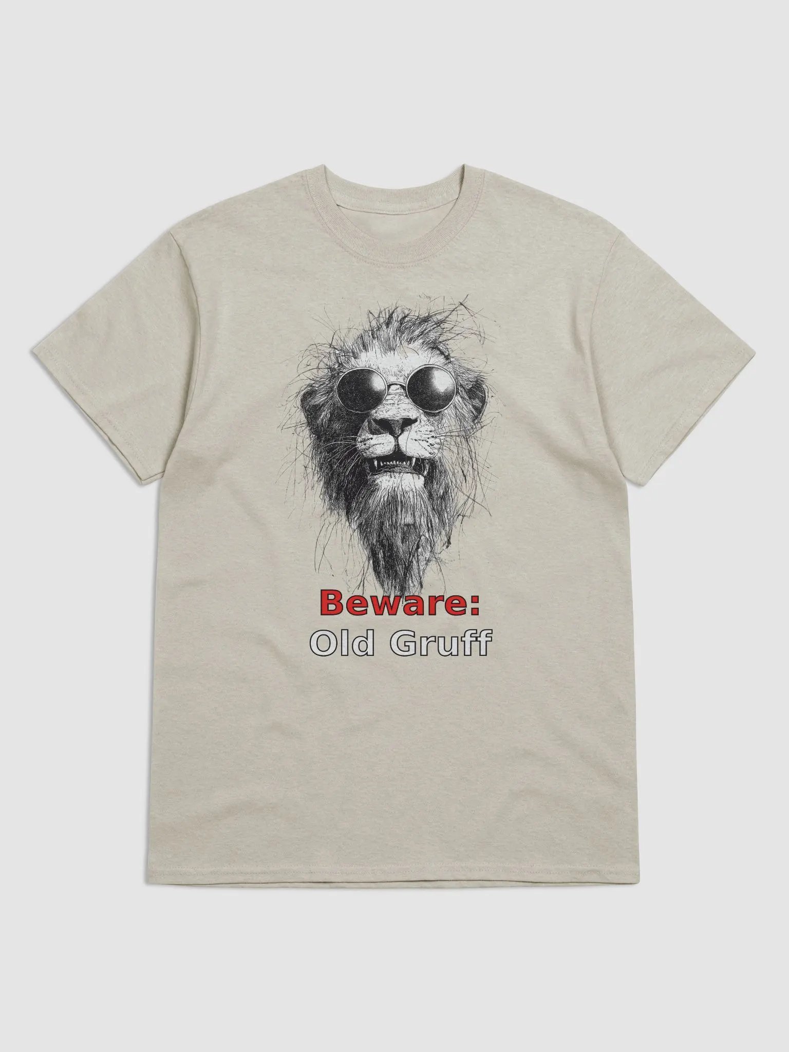 Wirey old Lion, wearing sunglasses product image (1)