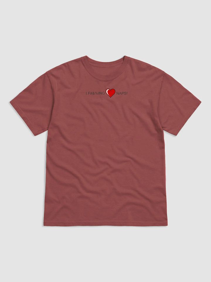 I Love Naps Shirt Red product image (1)