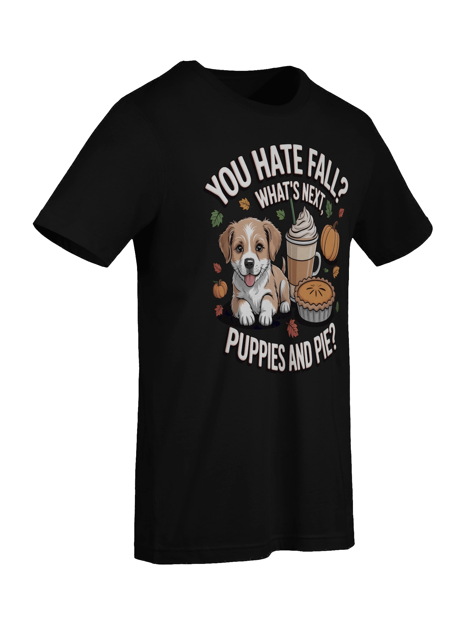 Fall Vibes Puppy & Pie T-Shirt product image (9)