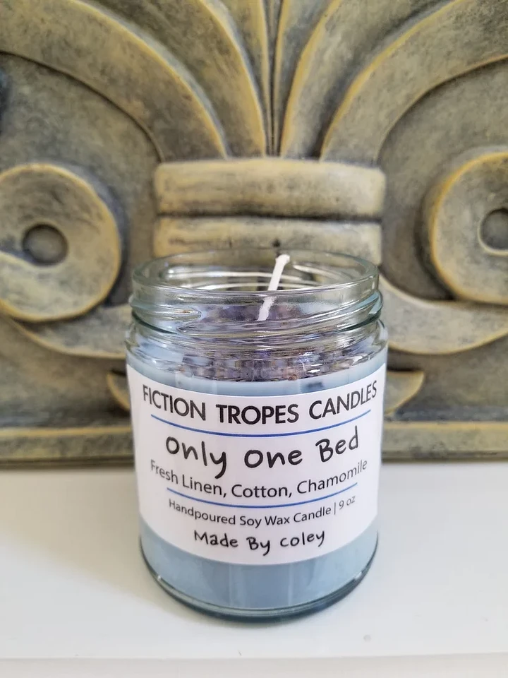 Only One Bed Candle (Fiction Tropes Candles) product image (1)