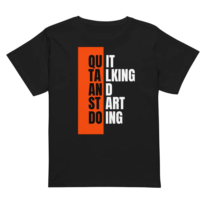 Quit Talking High-Waisted Tee product image (2)