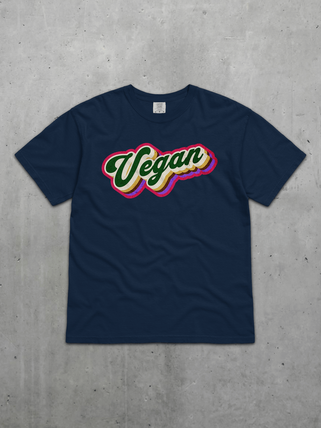 Retro Vegan Colors Tee product image (1)