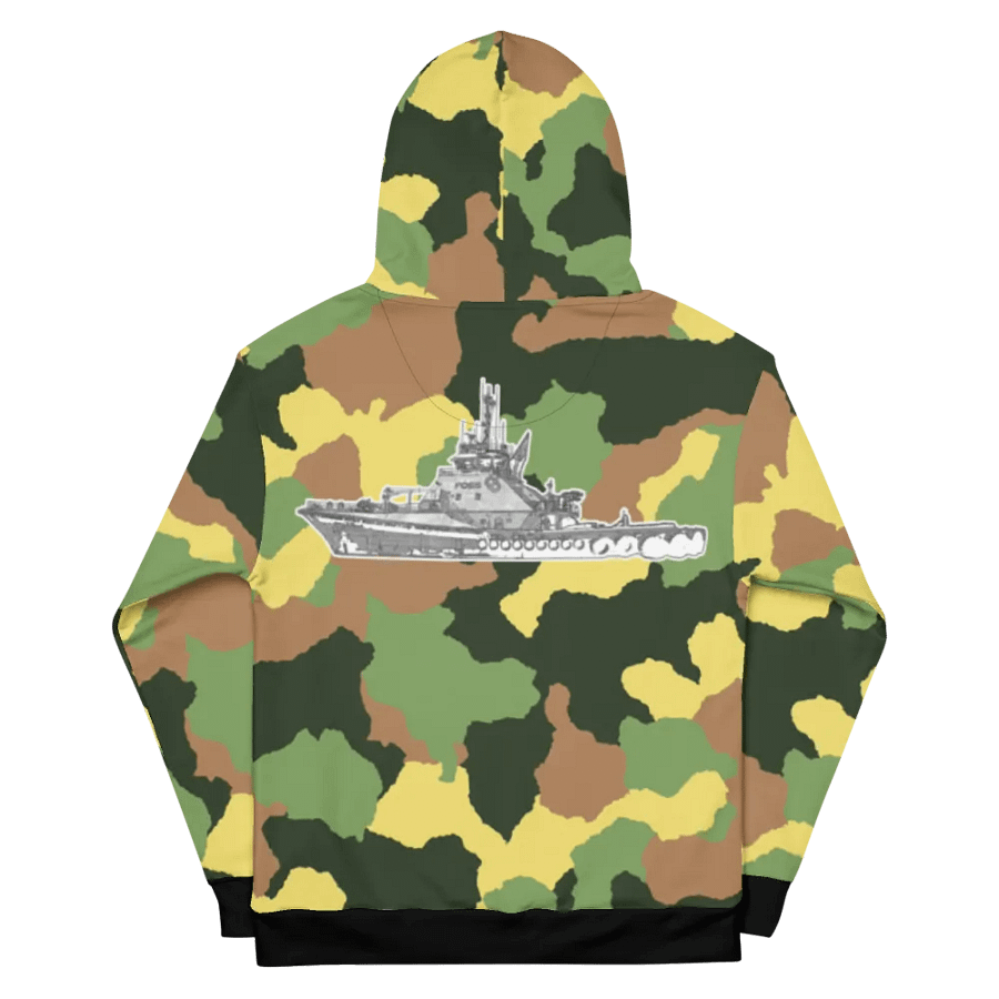 Green Camouflage Foss tug Sketch Hoodie product image (9)