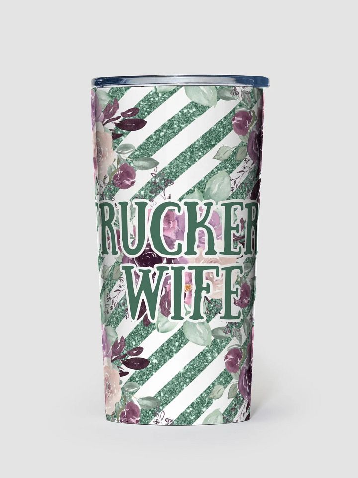Floral Trucker's Wife Tumbler product image (1)