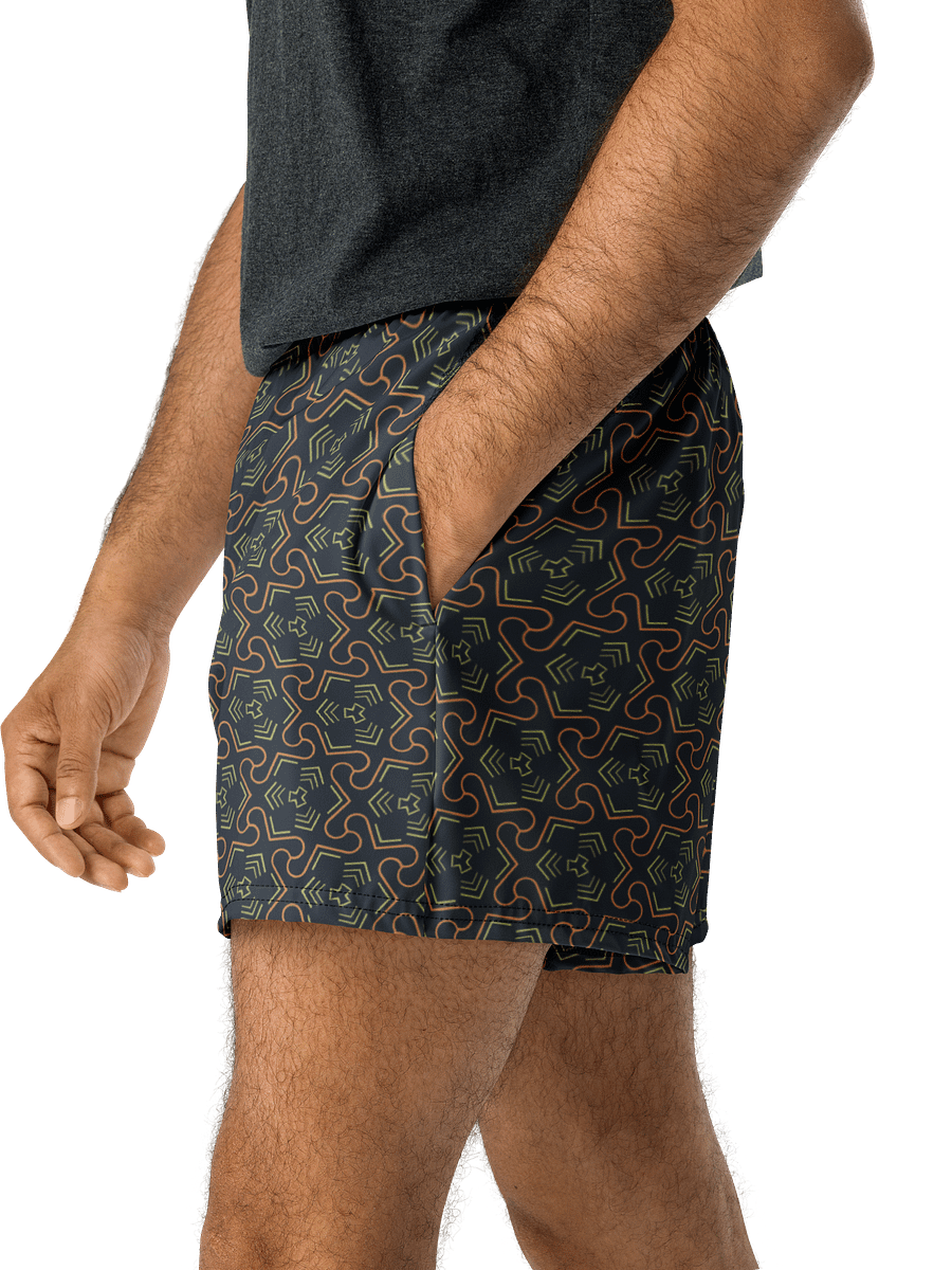 Groovy Grove Geometric All Over Print Unisex Athletic Short Shorts product image (6)