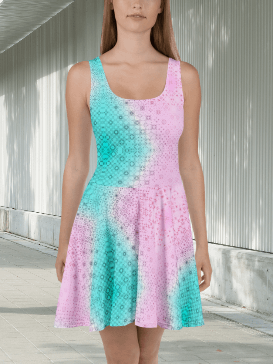 Kaleidoscope Symphony Skater Dress product image (4)