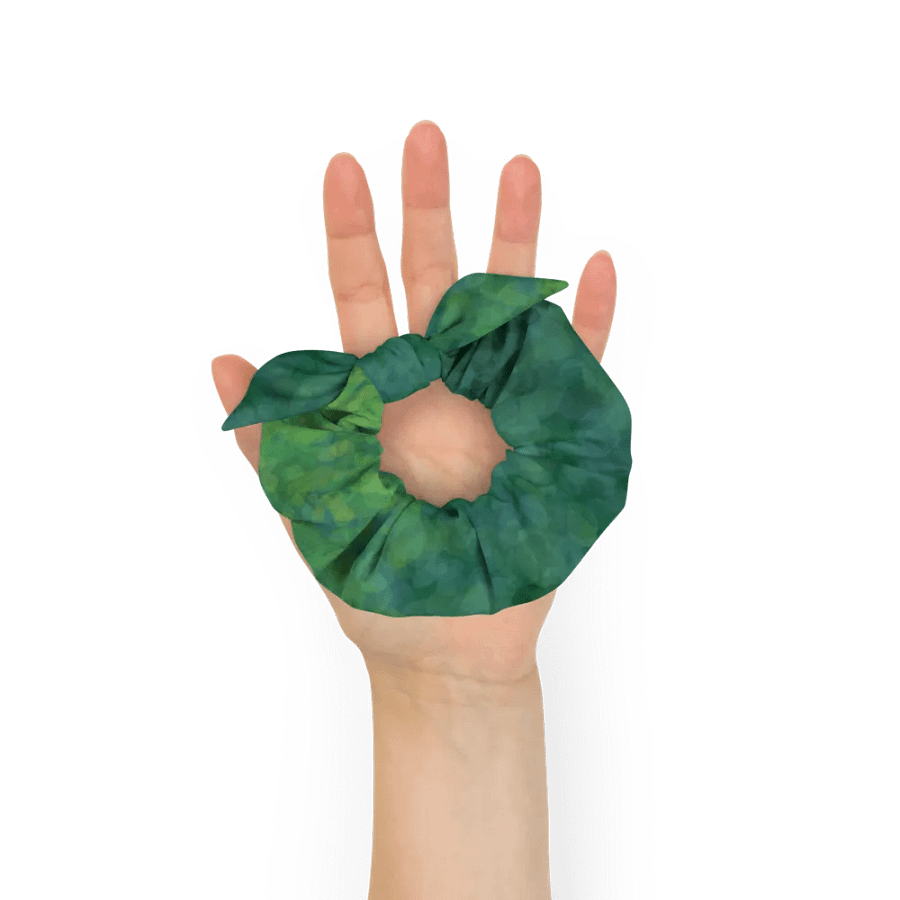 Verdant Vibes All-Over Print Scrunchie product image (6)
