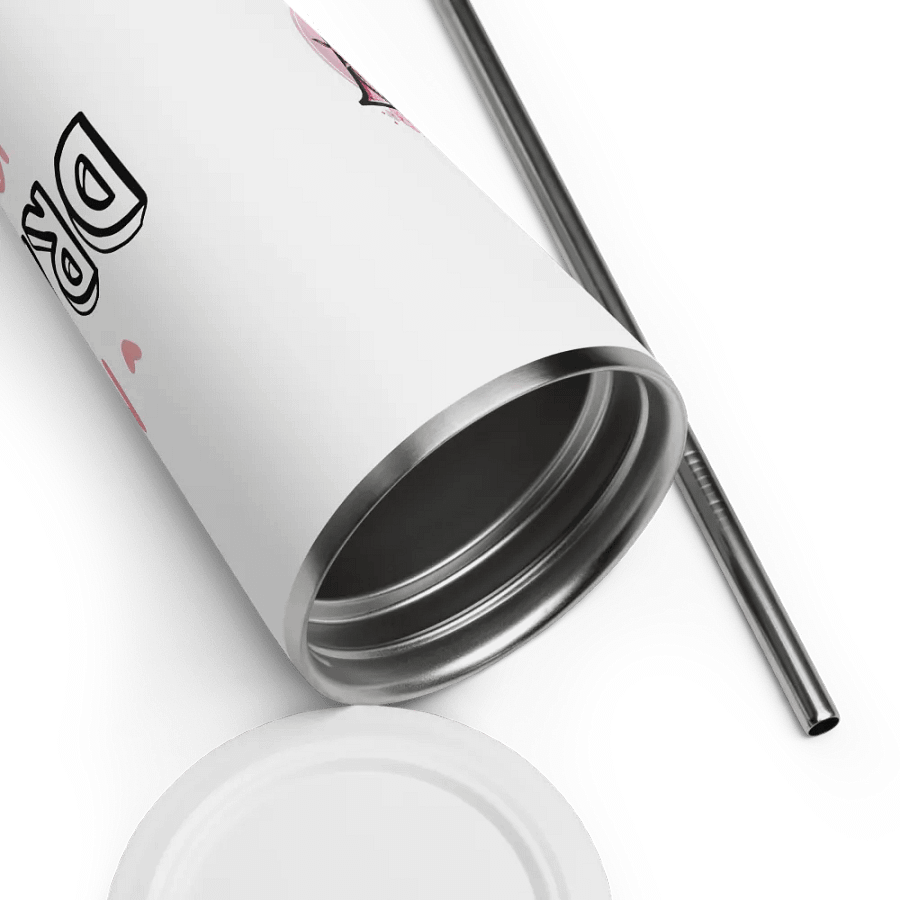 Vaso de acero inoxidable con pajita product image (12)