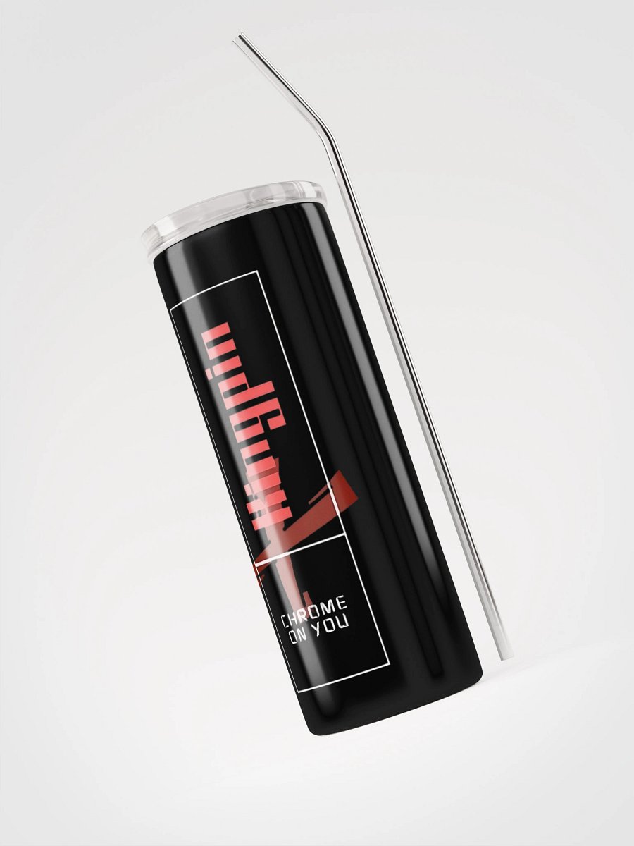Kingpin Stainless steel tumbler- Black - "Chrome on you" collection product image (3)