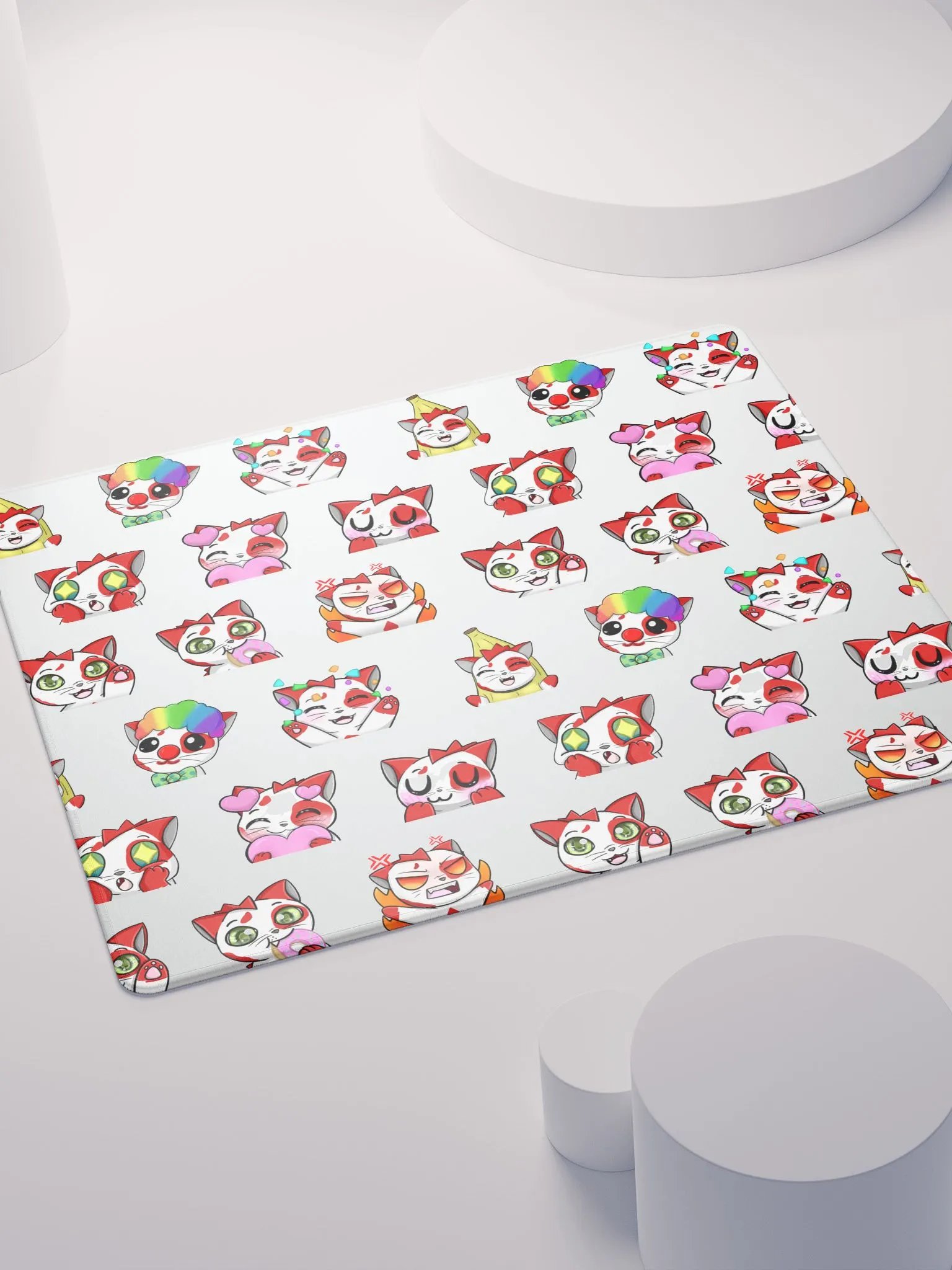 Crimson Pattern Gaming Mouse Pad product image (4)