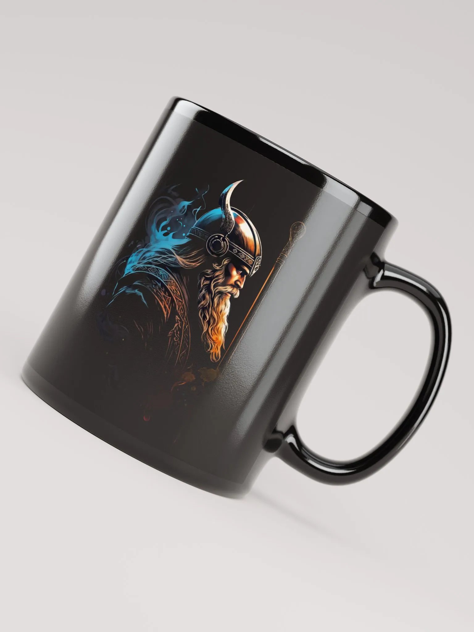 Black Glossy Mug - Viking product image (4)