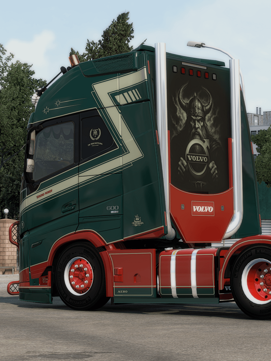 ETS2 TM Volvo FH4 FH5 FH6 Aero (SCS) + Trailer Schmitz S.KO COOL & Cargobull Multicolor Skin Pack product image (9)