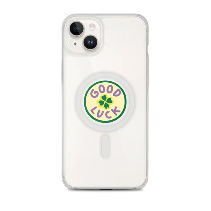 Lucky Clover MagSafe® Clear iPhone® Case product image (1)