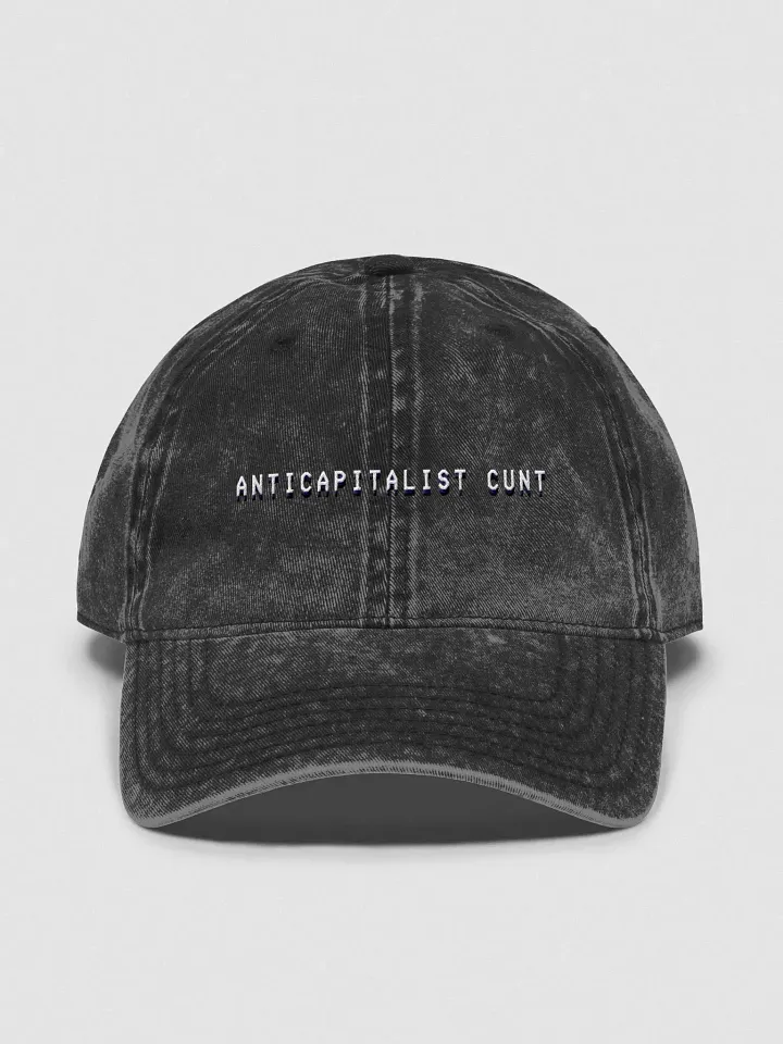 ANTICAPITALISTIC C*NT vintage wash dad hat product image (3)