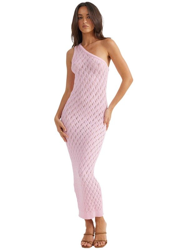 Fashion Hollowed-out Knitted Dress Women product image (4)