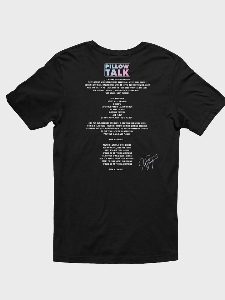 "Pillow Talk" Lyric T-Shirt product image (2)